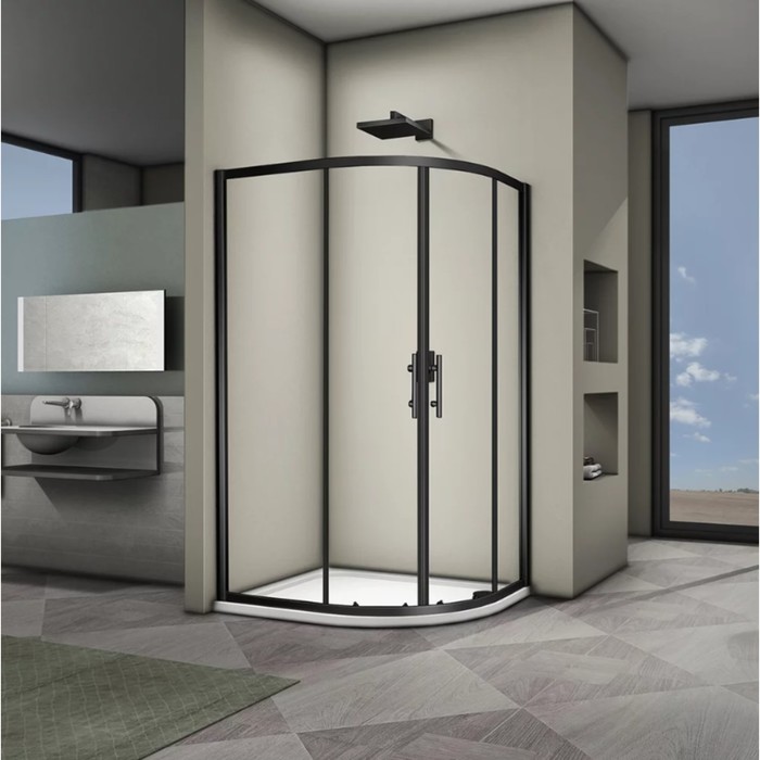 Душевое ограждение Veconi Rovigo RV-08B, 1200x800x1900 мм, прозрачное, без поддона, черный
Душевое ограждение Veconi Rovigo RV-08B, 1200x800x1900 мм, прозрачное, без поддона, черный