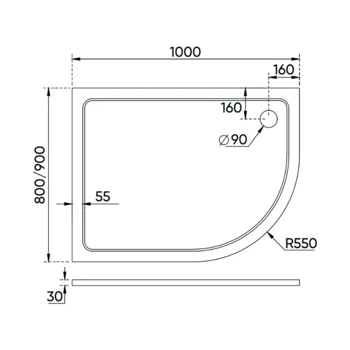Поддон душевой Veconi Tezeo TZ11R-10080A-01-19C3, 1000х800х30 мм, угловой, белый
Поддон душевой Veconi Tezeo TZ11R-10080A-01-19C3, 1000х800х30 мм, угловой, белый