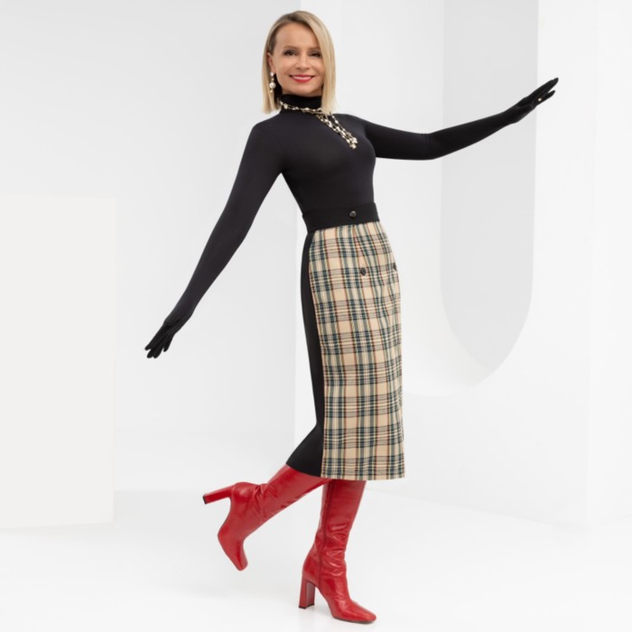 фото Юбка женская charutti «незабываемая моя. тренди», размер 44 charuttimoda