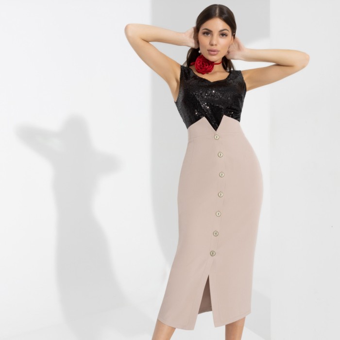 фото Юбка женская charutti «соблазнительный эффект. fashion», размер 54 charuttimoda