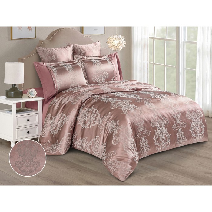 Постельное бельё евро Satin Jacquard, размер 230х250 см, 200х220 см, 50х70 см - 2 шт, 70х70 см - 2 шт
Постельное бельё евро Satin Jacquard, размер 230х250 см, 200х220 см, 50х70 см - 2 шт, 70х70 см - 2 шт