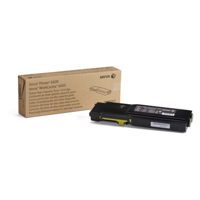 Тонер-картридж 106R02231 повышенной ёмкости для Xerox Phaser 6600, жёлтый, (6000 стр)
Тонер-картридж 106R02231 повышенной ёмкости для Xerox Phaser 6600, жёлтый, (6000 стр)