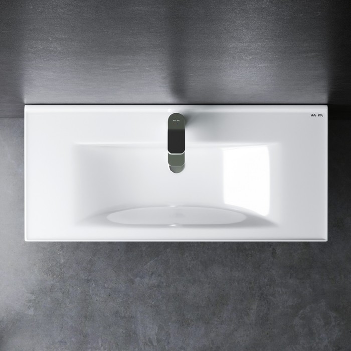 фото Раковина am.pm x-joy m85awcc1002wg, мебельная, 1000х450 мм, сантех.фарфор, белый глянец