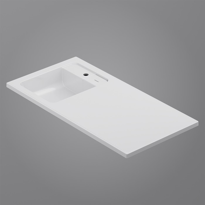 фото Раковина am.pm x-joy m85awpl1001wg, над стиральной машиной, 1000х500 мм, левая, белый глянец 97582