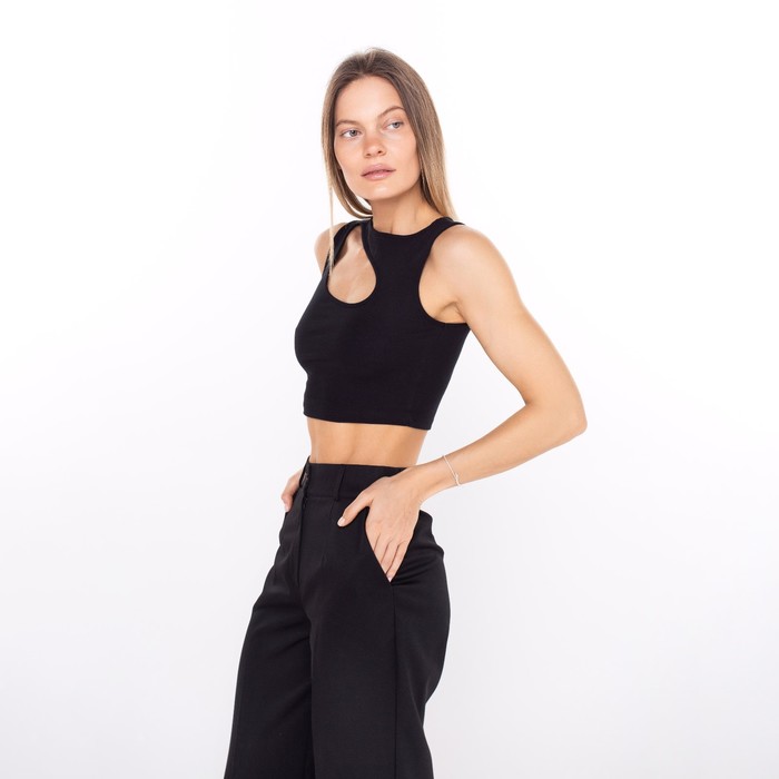 фото Майка женская, цвет чёрный, размер 46 (l) little secret