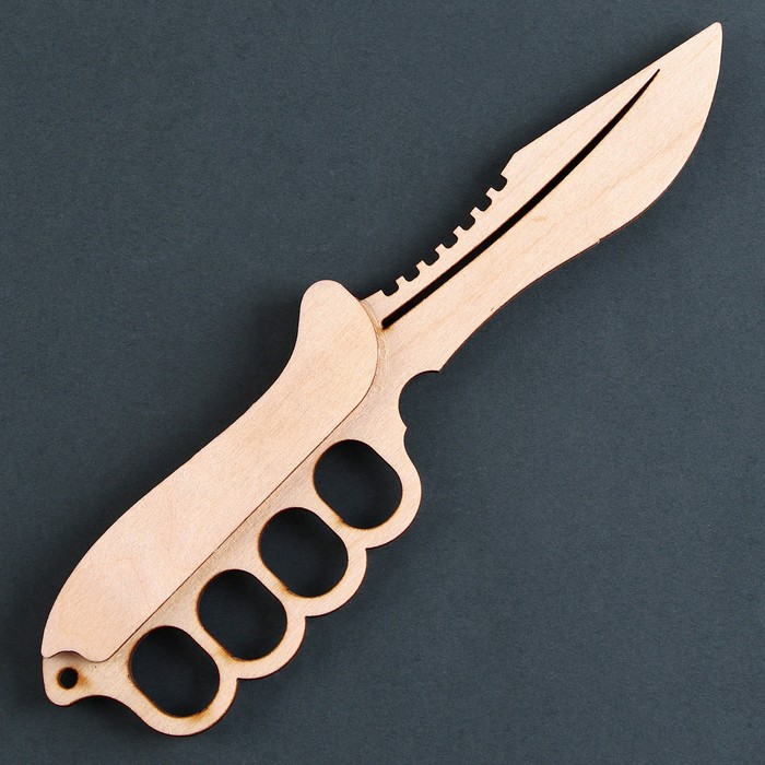 фото Модель из дерева «нож» лесная мастерская