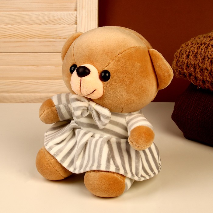 фото Мягкая игрушка «мишутка в платье», цвета микс