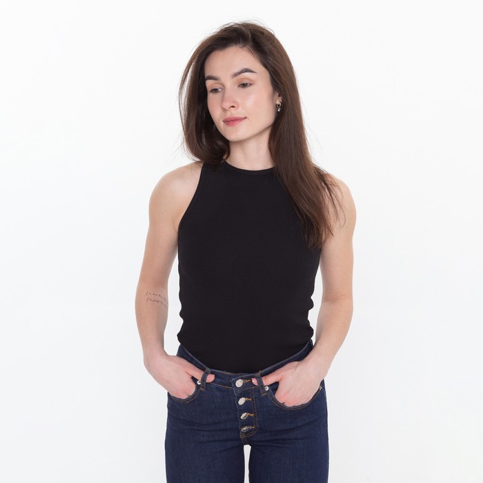 фото Майка женская, цвет чёрный, размер l (46) little secret