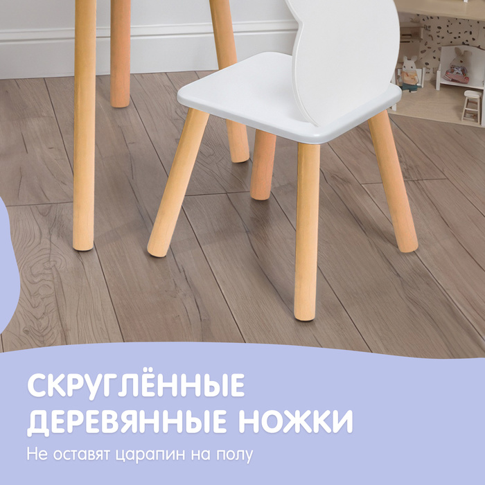 фото Набор детский «кошечка», стол + стул zabiaka