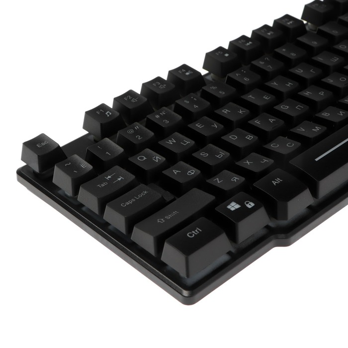 Клавиатура Saibot KX-1, игровая, проводная, мембранная, 116 клавиш, USB, подсветка, черная
Клавиатура Saibot KX-1, игровая, проводная, мембранная, 116 клавиш, USB, подсветка, черная