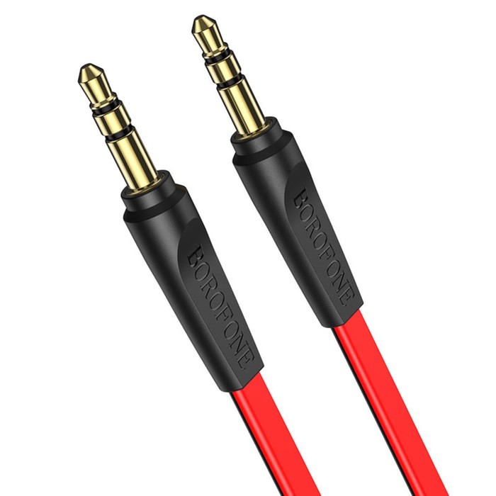 Кабель аудио AUX Borofone BL6, Jack 3.5 мм(m)-Jack 3.5 мм(m), TPE оплётка, 2 м, красный
Кабель аудио AUX Borofone BL6, Jack 3.5 мм(m)-Jack 3.5 мм(m), TPE оплётка, 2 м, красный