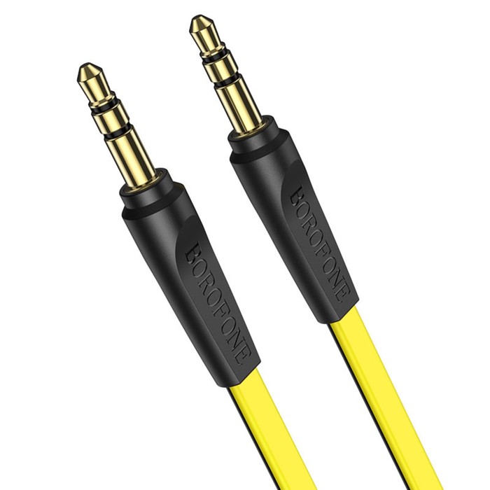 Кабель аудио AUX Borofone BL6, Jack 3.5 мм(m)-Jack 3.5 мм(m), TPE оплётка, 2 м, желтый
Кабель аудио AUX Borofone BL6, Jack 3.5 мм(m)-Jack 3.5 мм(m), TPE оплётка, 2 м, желтый