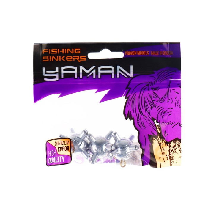 фото Груз маркерный мина "яман", 60 г, 3 шт. yaman