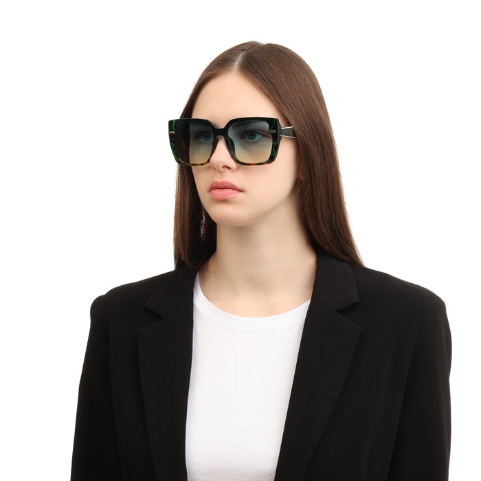 фото Очки солнцезащитные "onesun", uv 400, дужка 15.5 см, ширина 14 см, линза 4.5 х 5.5 см