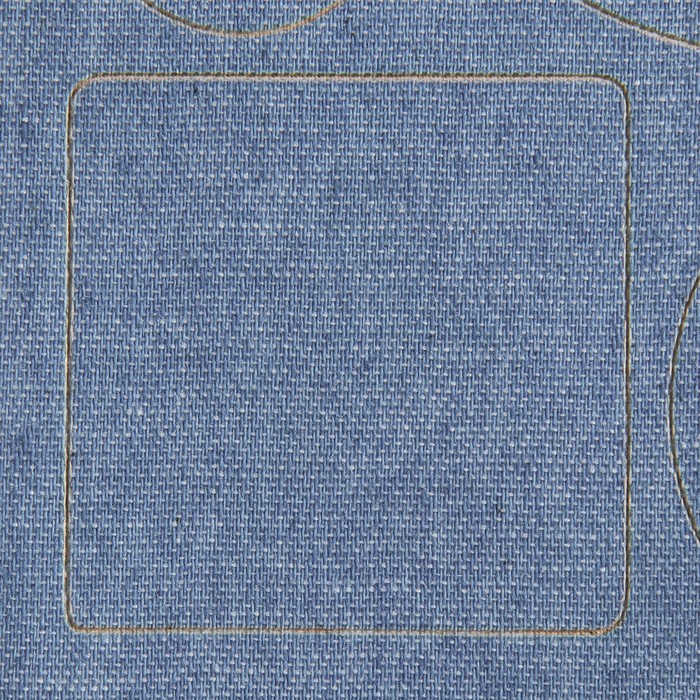 фото Набор заплаток джинсовых, клеевые, лист 10 × 18 см, 10 шт, цвет светлая джинса