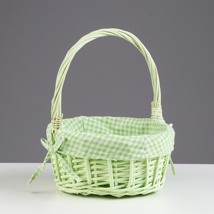 фото Корзина, 22 х 22 х 11 х 27 см, зеленая