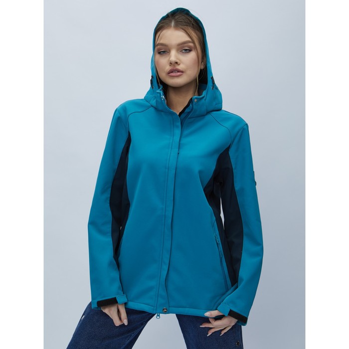 фото Ветровка женская, размер 54, цвет синий mtforce