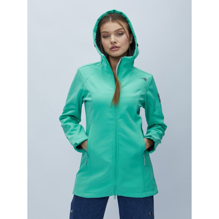 фото Ветровка женская, размер 48, цвет зелёный mtforce