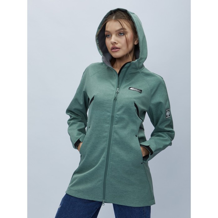 фото Ветровка женская, размер 50, цвет зелёный mtforce