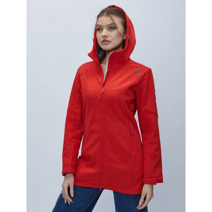 фото Ветровка женская, размер 48, цвет красный mtforce