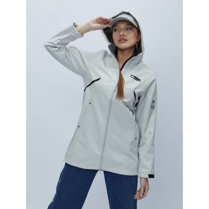 фото Ветровка женская, размер 42, цвет светло-серый mtforce
