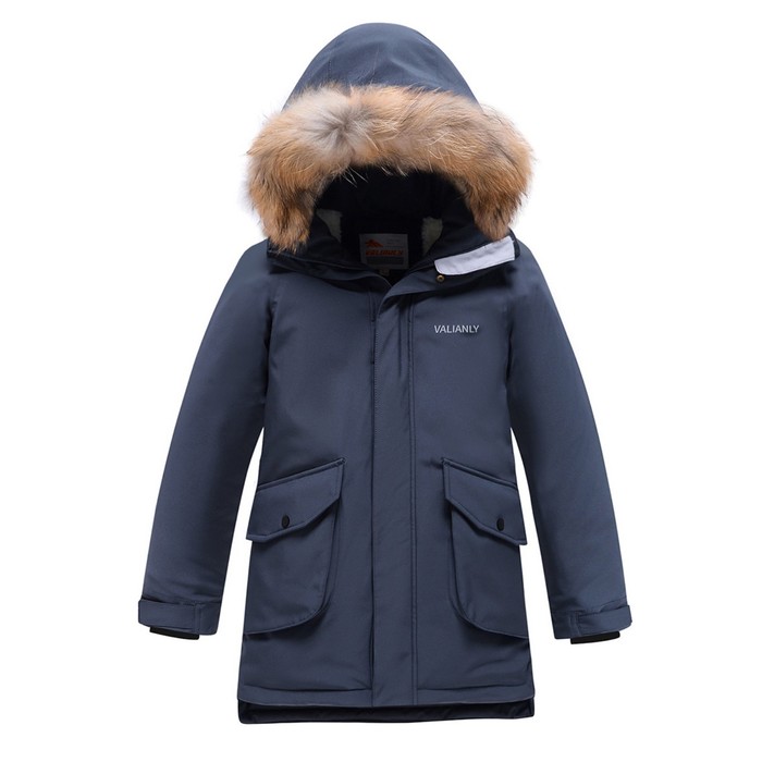 фото Парка зимняя для мальчика, рост 146 см, цвет серый mtforce