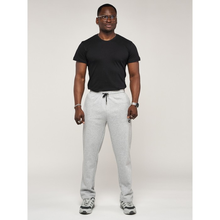 фото Брюки спортивные мужские, размер 54, цвет светло-серый mtforce