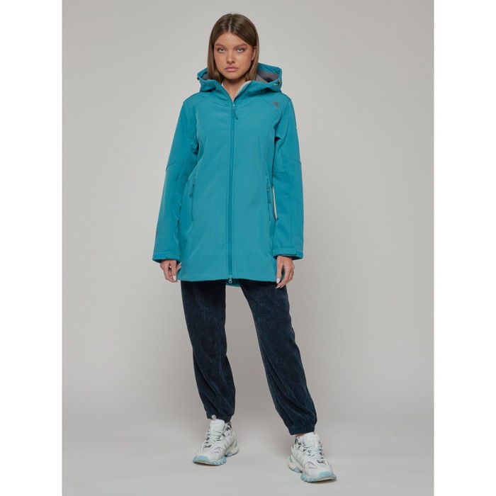 фото Ветровка женская, размер 52, цвет синий mtforce