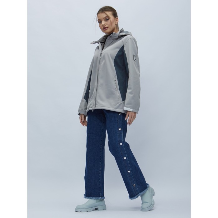 фото Ветровка женская, размер 52, цвет тёмно-синий mtforce