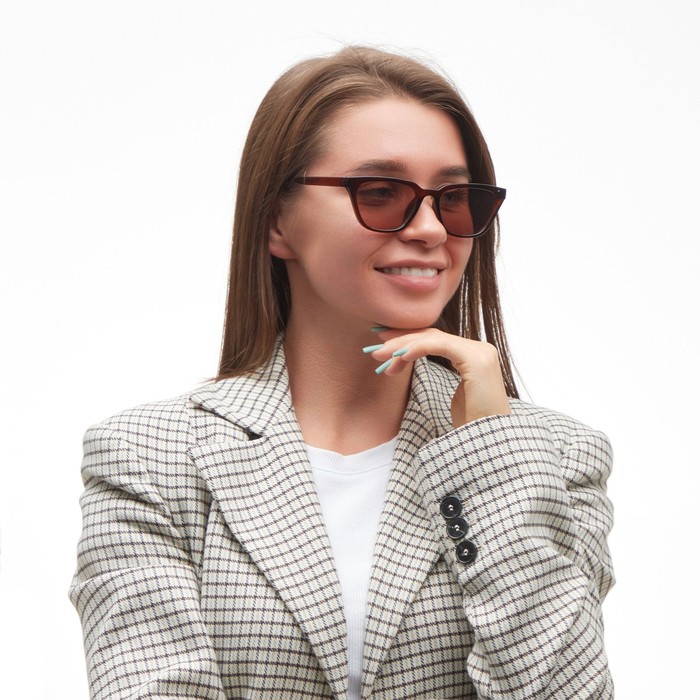 фото Очки солнцезащитные "onesun", uv 400, дужка 14.5 см, ширина 14.5 см, линза 4 х 6.5 см