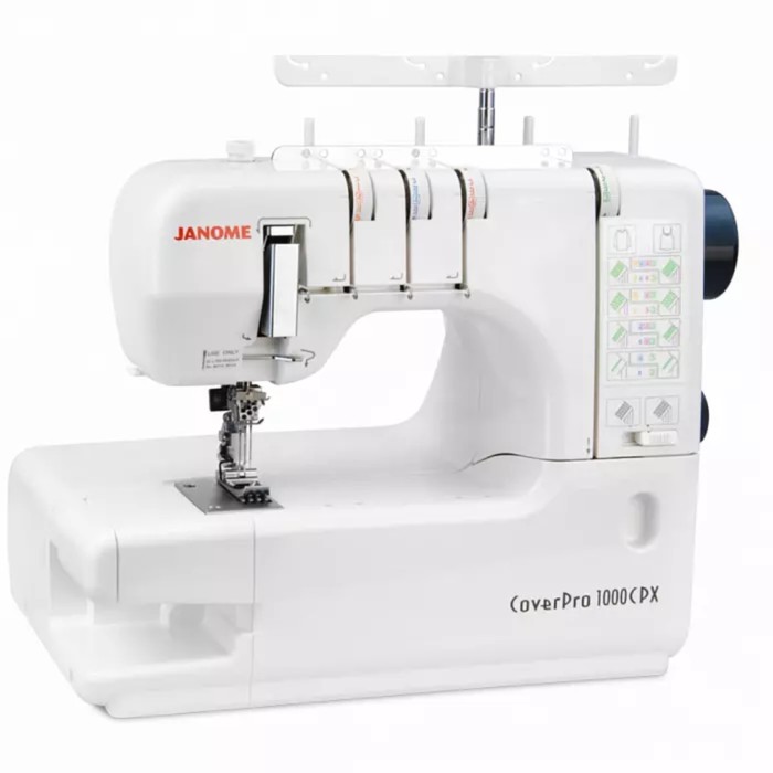 Распошивальная машина Janome 1000 CPX, 85 Вт, 8 операции, 4-ниточный шов, белая
Распошивальная машина Janome 1000 CPX, 85 Вт, 8 операции, 4-ниточный шов, белая