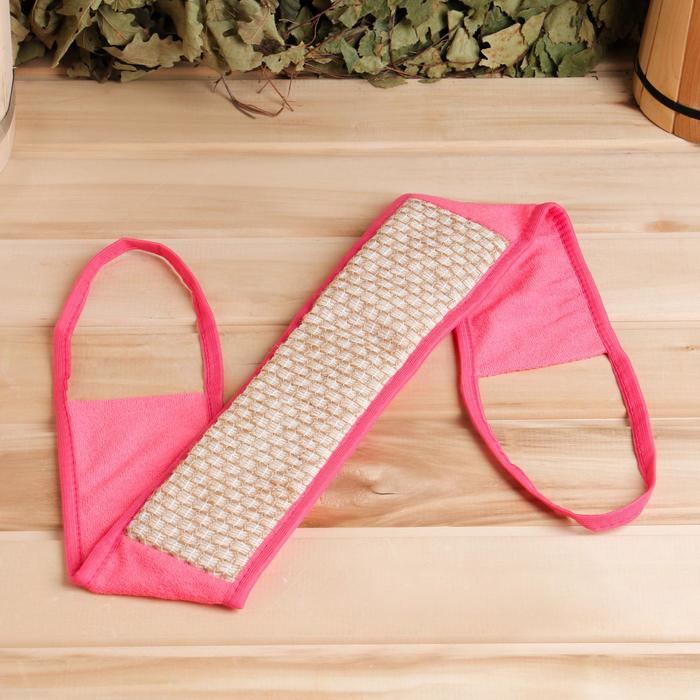 Мочалка банная с ручками "Ladies", крапива
Мочалка банная с ручками "Ladies", крапива