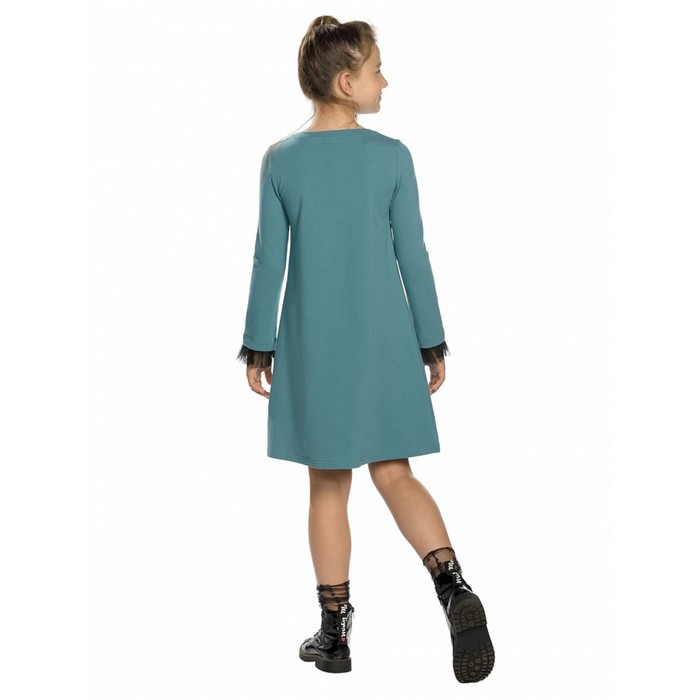 фото Платье для девочек, рост 122 см, цвет голубой pelican