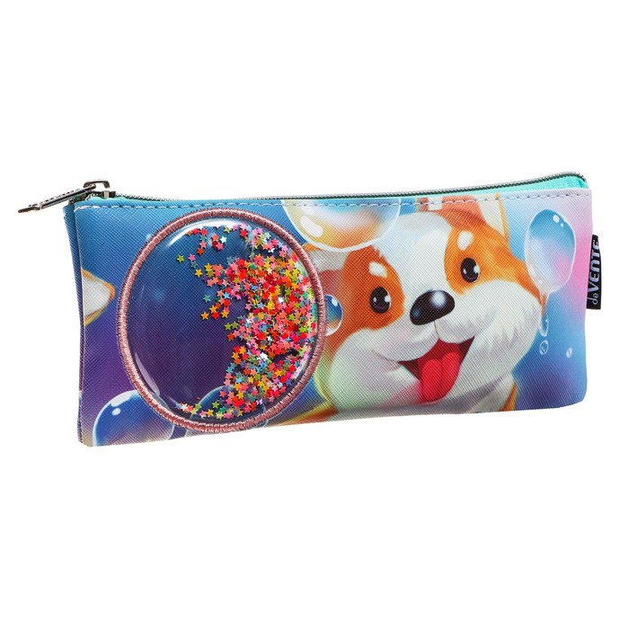 Пенал мягкий, 1 отделение, 90 х 215 х 10 мм, плоский, deVENTE, Hey Corgi, искусственная кожа
Пенал мягкий, 1 отделение, 90 х 215 х 10 мм, плоский, deVENTE, Hey Corgi, искусственная кожа