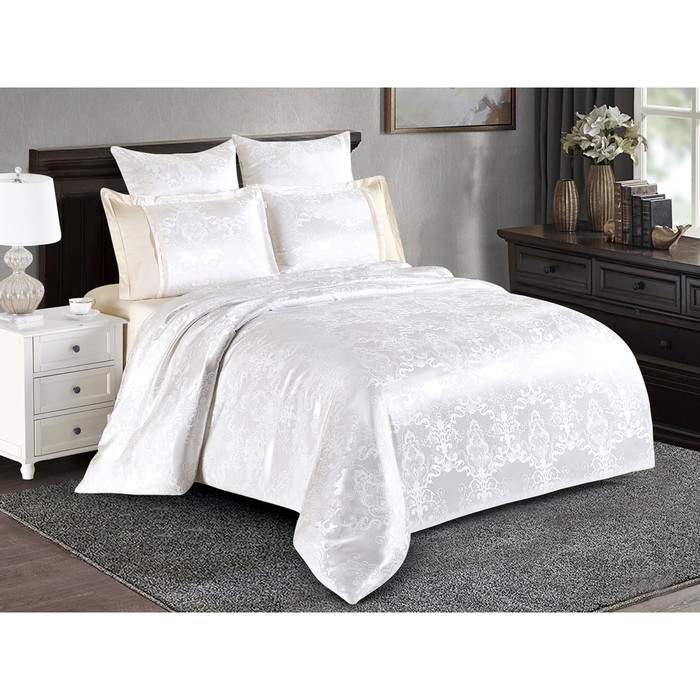 Постельное бельё дуэт Satin Jacquard, размер 230х250 см, 150 х 215 см - 2 шт, 50х70 см - 2 шт, 70х70 см - 2 шт
Постельное бельё дуэт Satin Jacquard, размер 230х250 см, 150 х 215 см - 2 шт, 50х70 см - 2 шт, 70х70 см - 2 шт