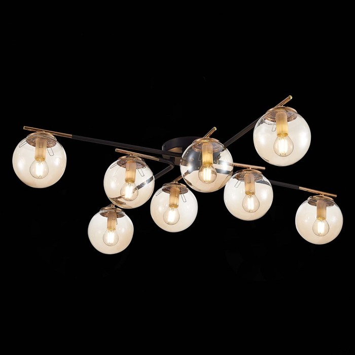 Светильник потолочный Evoluce. SLE106902-08. Literno. 8х40 Вт, E14, 92х92х18,5 см, цвет чёрный
Светильник потолочный Evoluce. SLE106902-08. Literno. 8х40 Вт, E14, 92х92х18,5 см, цвет чёрный