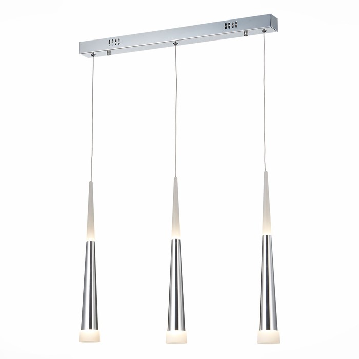 Светильник подвесной Evoluce. SLE200113-03. Orpelo. 3х7 Вт, LED, 3000K, 1806 Lm, 5х58х44 см, цвет хром
Светильник подвесной Evoluce. SLE200113-03. Orpelo. 3х7 Вт, LED, 3000K, 1806 Lm, 5х58х44 см, цвет хром