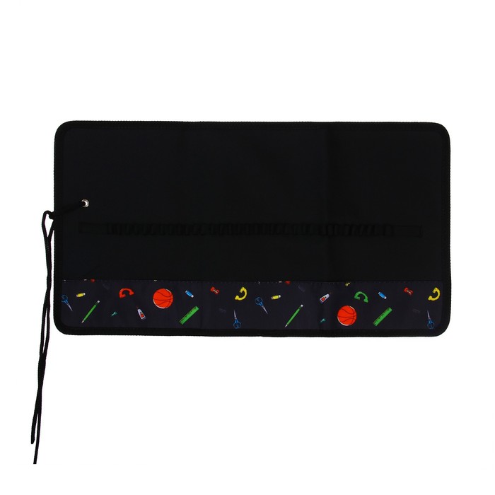 фото Пенал-скрутка мягкий 220 х 430 мм, на шнуровке, на 37 предметов, пнш-1 calligrata school