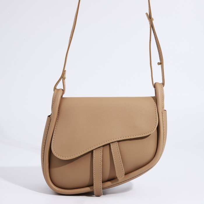 фото Сумка из искусственной кожи, 20х16х8.5 см, бежевый цвет nazamok