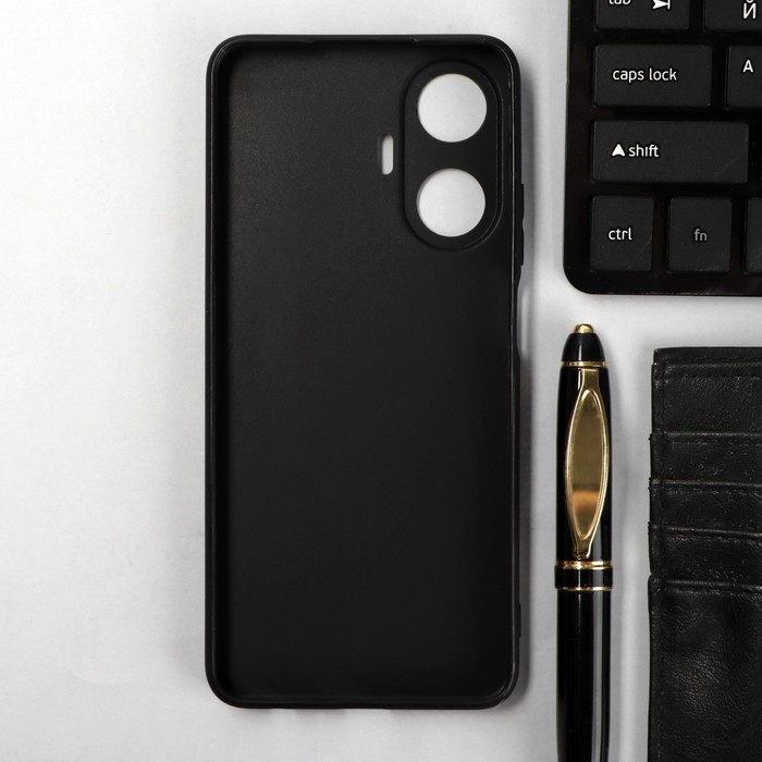 фото Чехол ibox case, для телефона realme c55, силиконовый, черный
