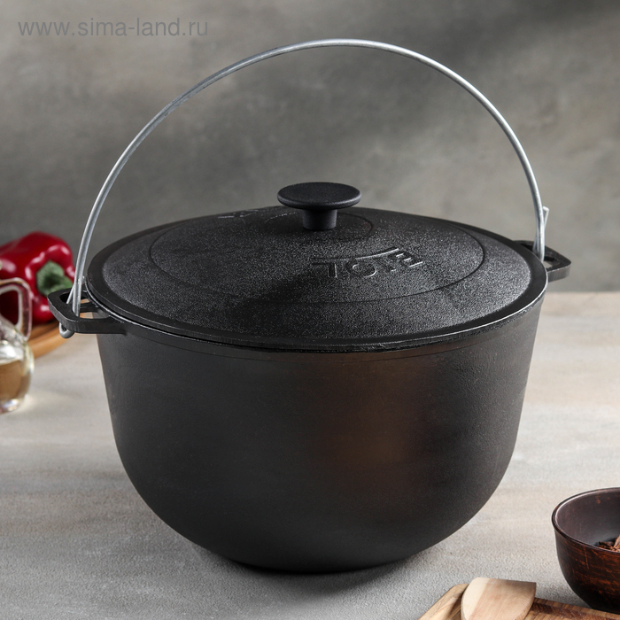 Казан походный с крышкой «Туризм»,8 л
Казан походный с крышкой «Туризм»,8 л