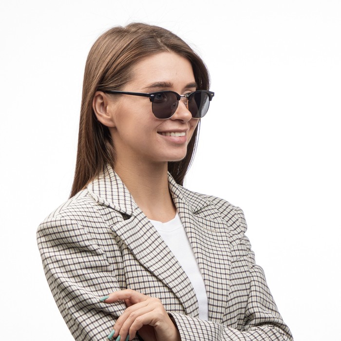 фото Очки солнцезащитные "onesun", uv 400, дужка 14 см, ширина 14.3 см, линза 4.3 х 5 см