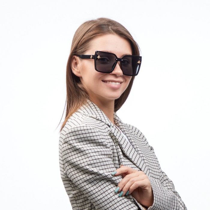 фото Очки солнцезащитные "onesun", uv 400, дужка 14.2 см, ширина 14.2 см, линза 5.7 х 6.5 см