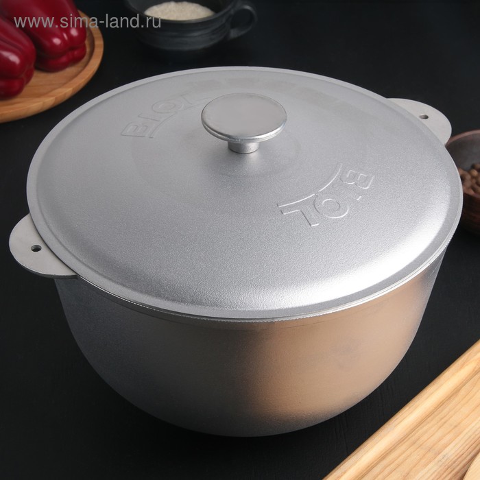 Казан с крышкой, 6 л, d=26 см, ручка МИКС
Казан с крышкой, 6 л, d=26 см, ручка МИКС