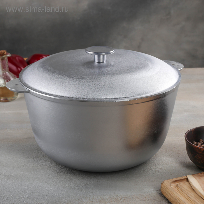 Казан с крышкой, 7 л, d=28 см
Казан с крышкой, 7 л, d=28 см