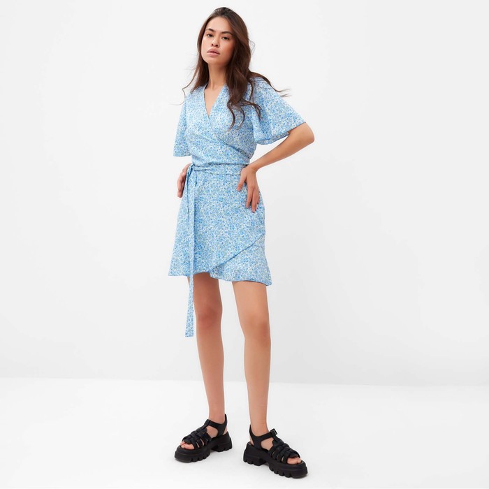 фото Платье женское mist flower, голубой, р.42