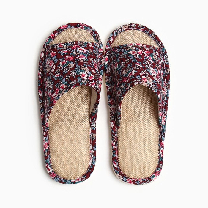 фото Тапочки женские открытые, размер 38/39 smile of milady