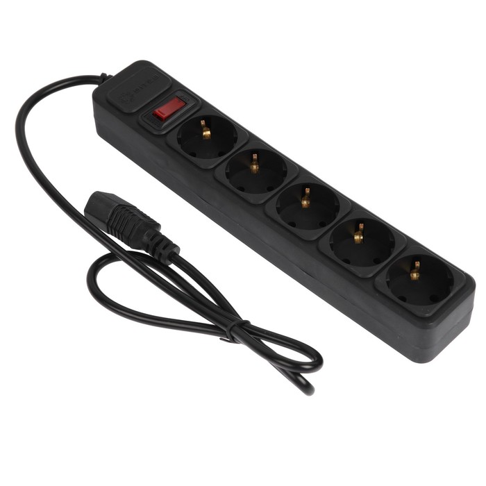 Сетевой удлинитель 5bites SP5B-110U 5S, 5 розеток, 1 м, 10 А, 3х0.75 мм2, с выкл., черный
Сетевой удлинитель 5bites SP5B-110U 5S, 5 розеток, 1 м, 10 А, 3х0.75 мм2, с выкл., черный