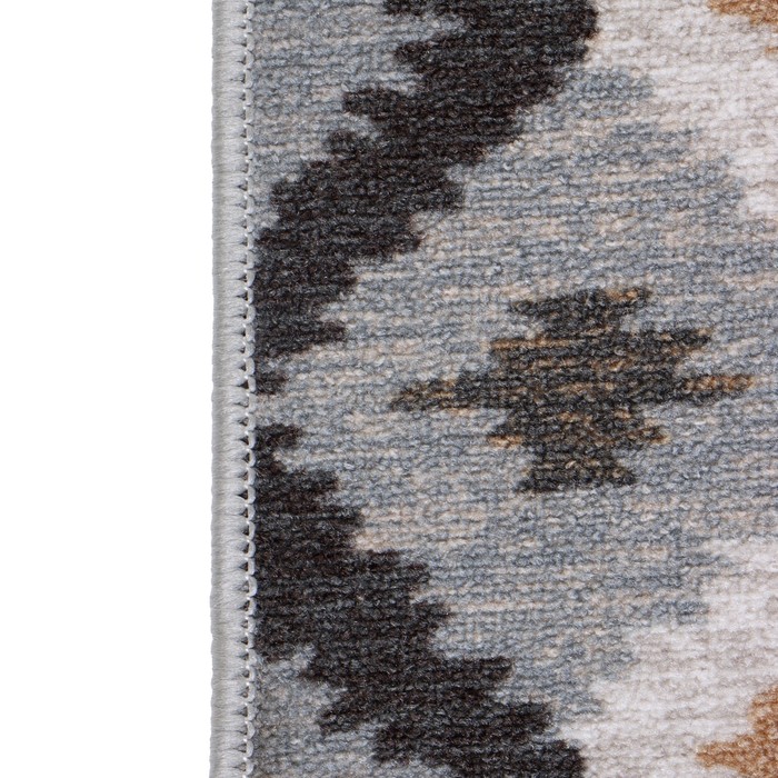фото Ковер сияние, размер 150х200см, цвет серый, полиамид 100%, войлок нева-тафт