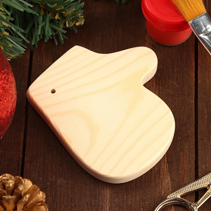 Заготовка для творчества подвеска "Новогодняя варежка", 7х8,5х1,2, сосна
Заготовка для творчества подвеска "Новогодняя варежка", 7х8,5х1,2, сосна